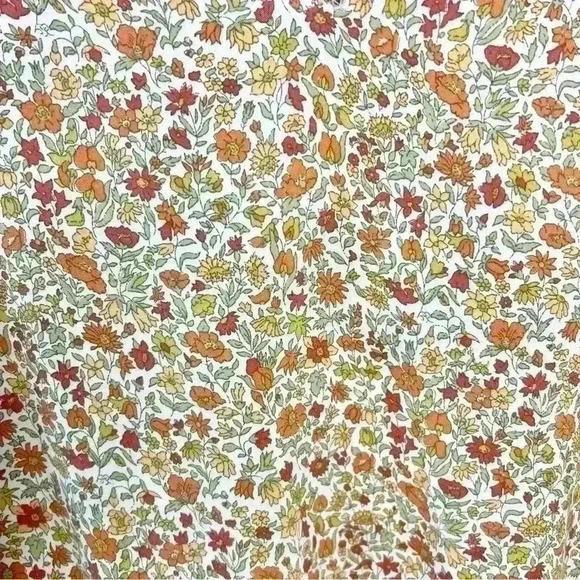 Cynthia Rowley | Women’s Floral 3/4 Sleeve Blouse with Ties | Size Large - Picture 4 of 13